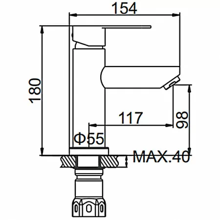 Смеситель для умывальника Ledeme H703 L71003