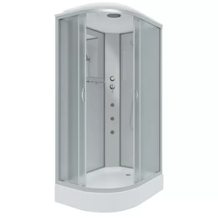 Душевая кабина Niagara Classic NG-3312-14RG (120х80х215) низкий поддон(13см),стекло матовое,3 места