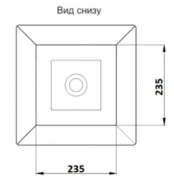 Раковина накладная CeramaLux 179