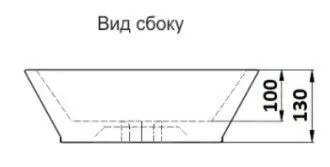 Раковина накладная CeramaLux 179