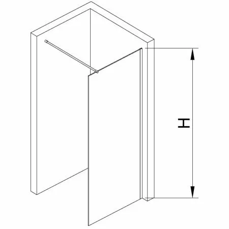 Перегородка для душа RGW WA-002B 100х195 35100210-14