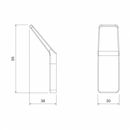 Крючок одинарный IDDIS Slide SLIBS10i41