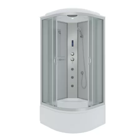 Душевая кабина Niagara Classic NG-2308-14F (90х90х215) высокий поддон(40см),стекло матовое