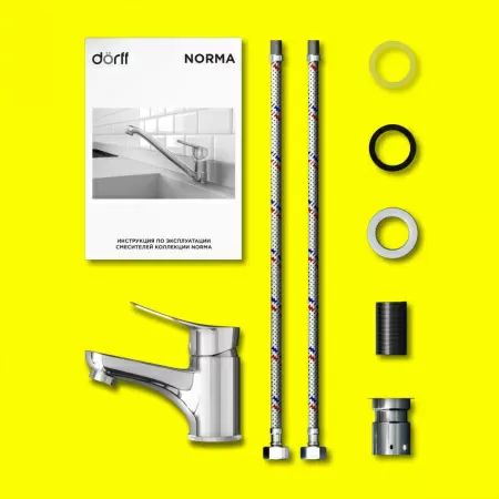 Смеситель для умывальника Dorff D1002100 Norma