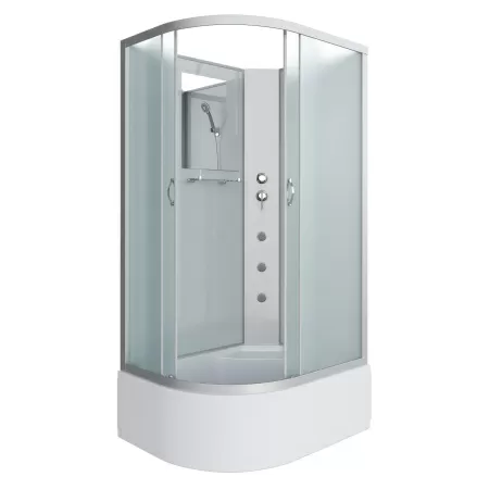 Душевая кабина Niagara Classic NG-2310-14RBKG (120х80х200) высокий поддон(40см),стекло матовое