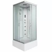 Душевая кабина Niagara Classic NG-1108-14F (90х90х215) средний поддон(26см),стекло матовое,4 места с полкой