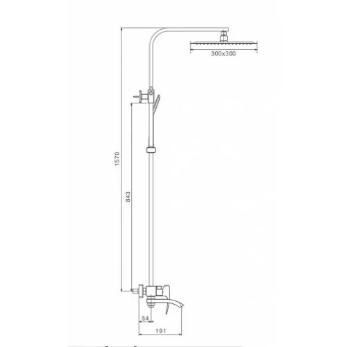 Душевая система Gappo G2407-9