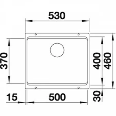 Кухонная мойка Blanco ETAGON 500-U SILGRANIT PuraDur Антрацит