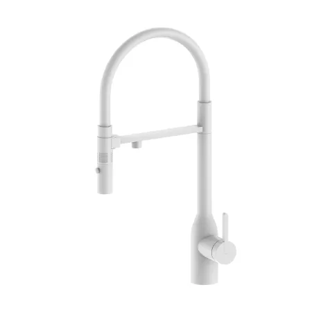 Смеситель для кухни Paulmark MAGNETO ONE Ma213188-WH, белый