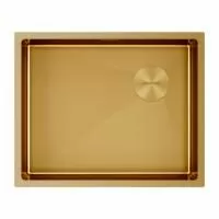 Мойка Paulmark NEXT-SKEW 54 UNI PM885444-BG 440х540х200 мм, нержавеющая сталь, брашированное золото