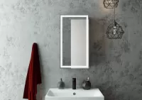 Зеркало-шкаф Континент Mirror Box LED 350х650 правый