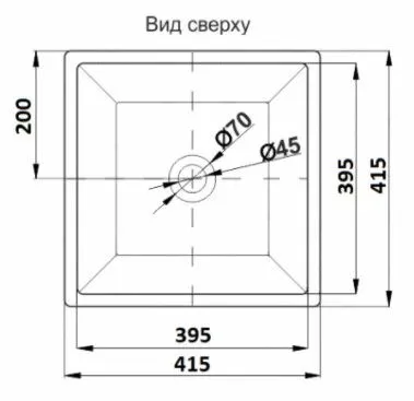 Раковина накладная CeramaLux 179