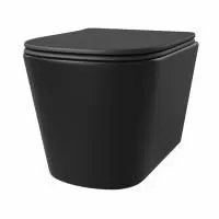 Унитаз Taliente Correto CR25200 Nero подвесной