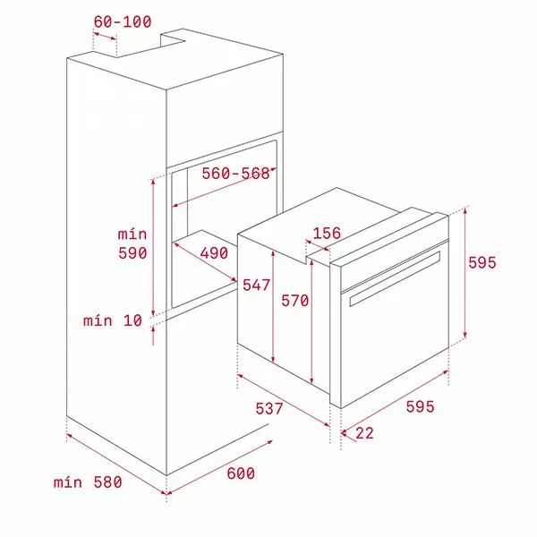 Духовой шкаф TEKA HLB 840 WH WHITE