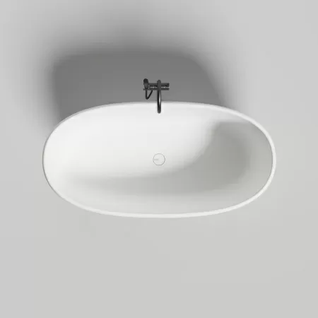 Ванна отдельностоящая Salini LUCE 170x85, S-Stone, матовый белый 100121M