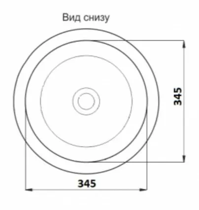 Раковина накладная CeramaLux 5004SP