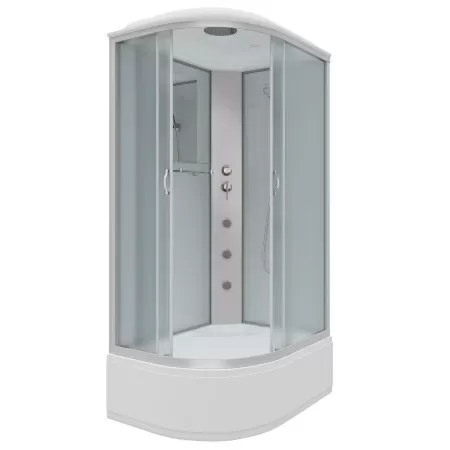 Душевая кабина Niagara Classic NG-2310-14RG (120х80х215) высокий поддон(40см),стекло матовое