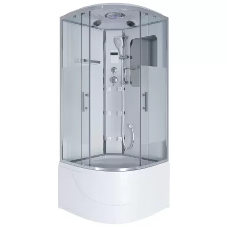 Душевая кабина Niagara Ultra NG-308-01 (90х90х220) высокий поддон(48см),стекло матовое,4 места
