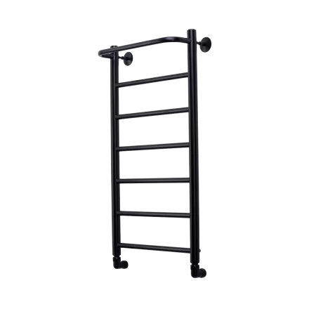 Полотенцесушитель водяной Comfysan Капри (Capri) W-8 80/40 с полкой, черный
