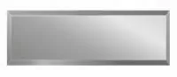 Плитка зеркальная Континент прямоугольник фацет серебро сатин 150х300 (комплект 4 шт.)