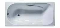 Чугунная ванна Универсал Сибирячка 150x75 с хром ручками