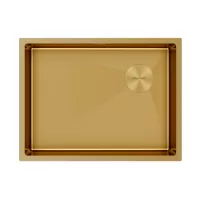 Мойка Paulmark NEXT-SKEW 58 UNI PM885844-BG 440х580х200 мм, нержавеющая сталь, брашированное золото