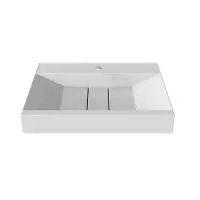Умывальник Belux Бёрн 700, Белый матовый (Solid Surface)