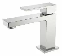 Cмеситель для раковины Boheme Qubic Brushed Nickel 471-NB