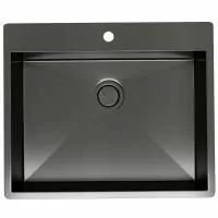 Кухонная мойка Reflexion Iseo RX2260BL оружейная сталь