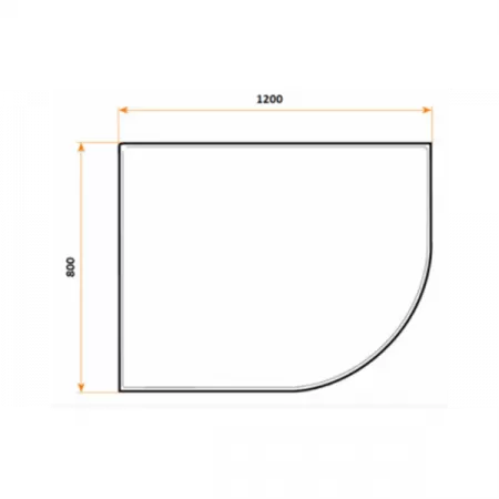 Душевая кабина Niagara Ultra 120x80 NG-1903-01L низкий поддон, стекло тонированное, профиль черный, левая