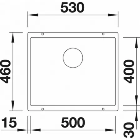 Кухонная мойка Blanco SUBLINE 500-U SILGRANIT отводная арматура InFino