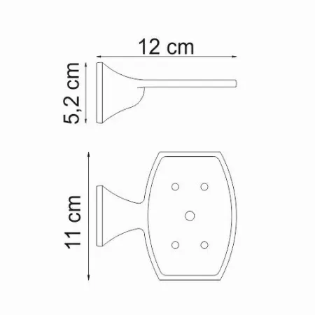 Мыльница решетка WasserKRAFT Wern K-2569