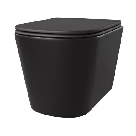 Унитаз Taliente Correto CR25200 Nero подвесной