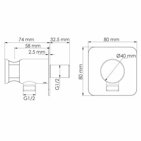 Подключение шланга Wasserkraft A290