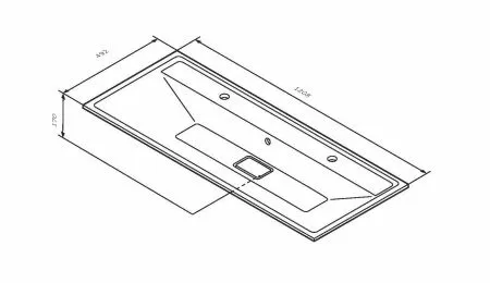 Раковина мебельная AM.PM Inspire 2.0 M50AWPX1201WG 120 см