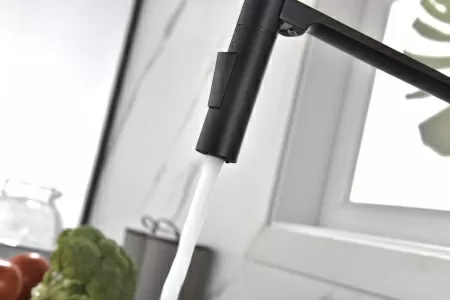 Смеситель для кухни Paulmark Barrel Ba214029-AN, антрацит