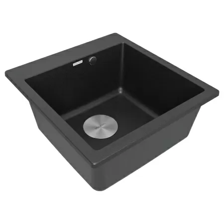 Мойка Paulmark KANTE 50 PM105152-BL 520х510х200 мм, IT-GRANIT, черный