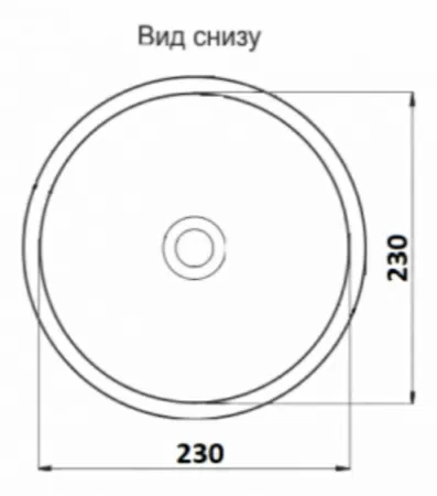 Раковина накладная CeramaLux 9003A