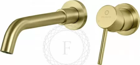 Cмеситель для раковины FILARETE Roun FL4020 (Матовое золото)