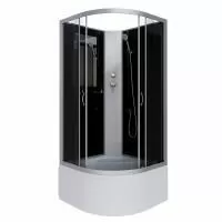 Душевая кабина Niagara Classic NG-2508-14BK (90х90х200) высокий поддон(40см),стекло тонированное
