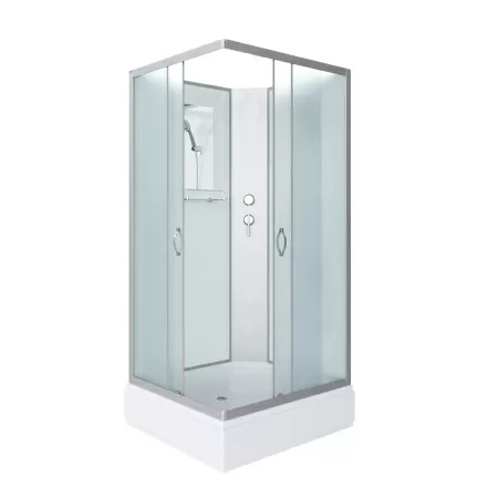 Душевая кабина Niagara Classic NG-33084-14QBK (100х80х200) средний поддон(26см),стекло матовое