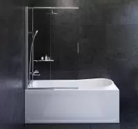 Набор AM.PM Like W80ASET-170SL: ванна 170x70 с каркасом и шторкой и душевой системой