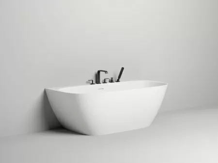 Ванна пристенная  Salini SOFIA WALL 180x85 покраска по RAL полностью, S-Sense, глянцевый 102513GF