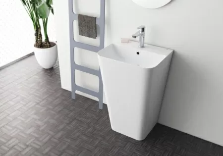 Раковина ISVEA Sott'Aqua напольная 500*420*830 цвет белый 10SQ37001SV
