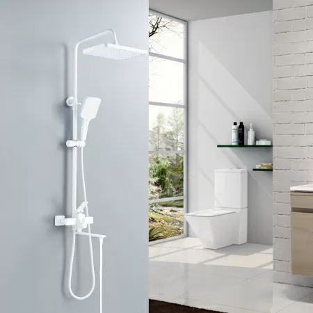 Душевая система Shevanik S6136C, белый