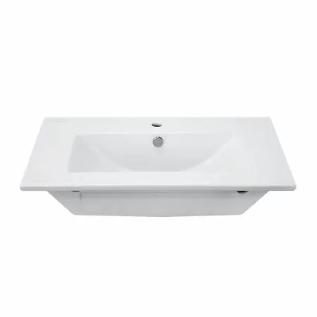 Тумба напольная Toppus Velvet 75 9811.014, черный камень, с умывальником Quadro