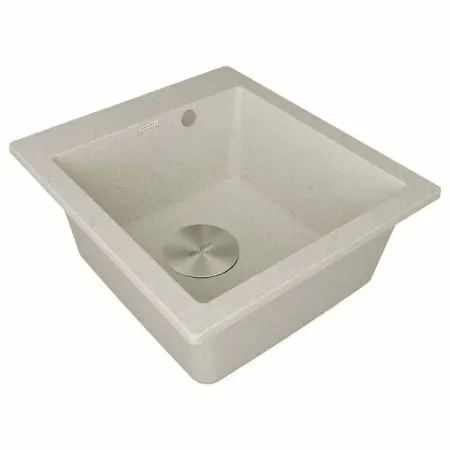 Мойка Paulmark KANTE 45 PM104651-BE 510х465х200 мм, IT-GRANIT, бежевый