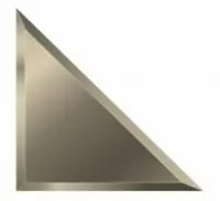 Плитка зеркальная Континент треугольник фацет бронза 300х300 (комплект 4 шт.)