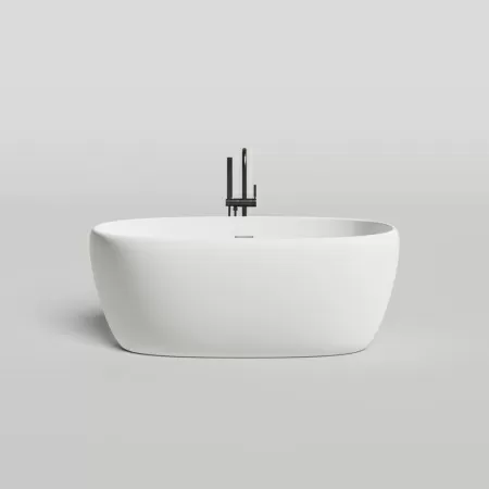 Ванна отдельностоящая Salini LUCE 170x85, S-Stone, матовый белый 100121M