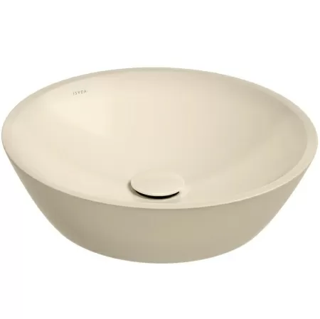 Раковина ISVEA SistemaY Soft накладная 450*450*120 цвет слоновая кость матовый 10SY66045SV-2K